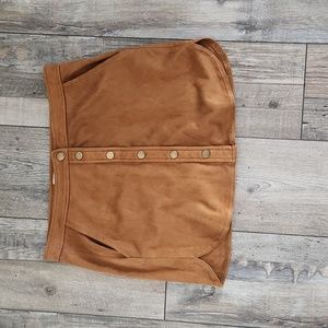 Jolt suede look skirt size 5